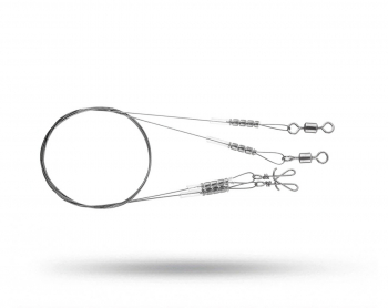Attitude Baits Titanium Leaders - 25 cm 18 kg 2 pack